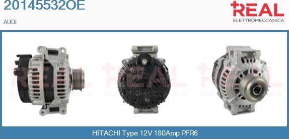 REAL 20145532OE - Generator / Alternator aaoparts.ro