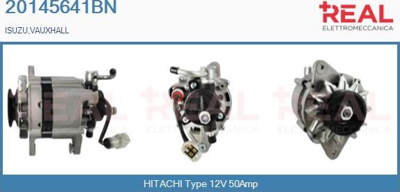 REAL 20145641BN - Generator / Alternator aaoparts.ro