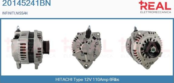 REAL 20145241BN - Generator / Alternator aaoparts.ro