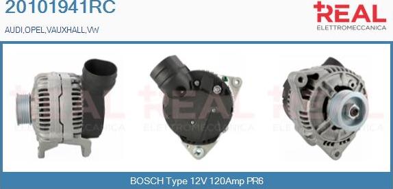 REAL 20101941RC - Generator / Alternator aaoparts.ro