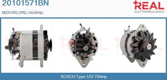 REAL 20101571BN - Generator / Alternator aaoparts.ro