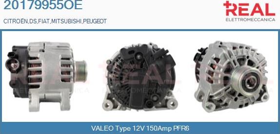 REAL 20179955OE - Generator / Alternator aaoparts.ro