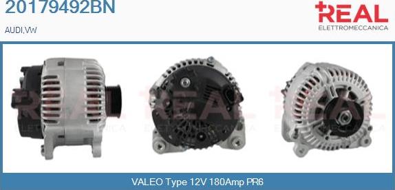 REAL 20179492BN - Generator / Alternator aaoparts.ro