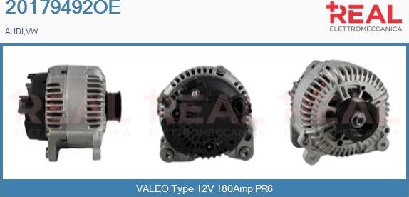 REAL 20179492OE - Generator / Alternator aaoparts.ro