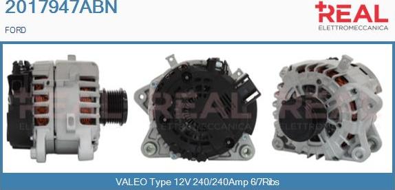 REAL 2017947ABN - Generator / Alternator aaoparts.ro