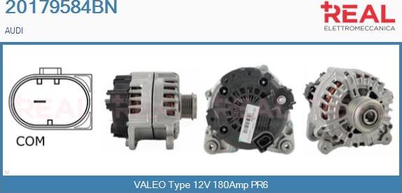 REAL 20179584BN - Generator / Alternator aaoparts.ro
