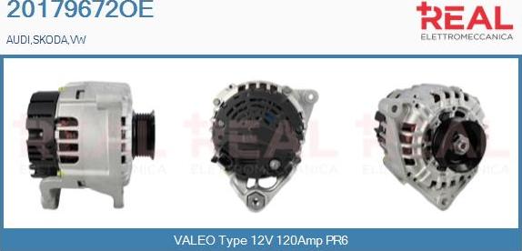REAL 20179672OE - Generator / Alternator aaoparts.ro