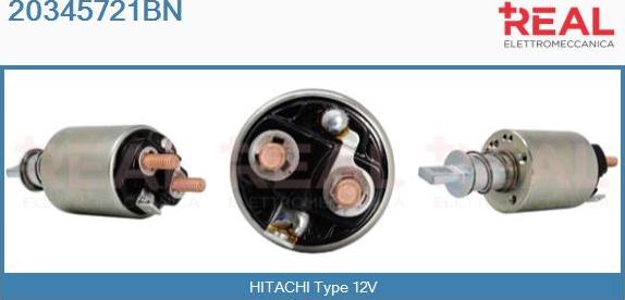 REAL 20345721BN - Solenoid, electromotor aaoparts.ro