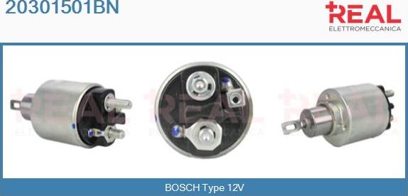 REAL 20301501BN - Solenoid, electromotor aaoparts.ro