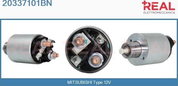 REAL 20337101BN - Solenoid, electromotor aaoparts.ro