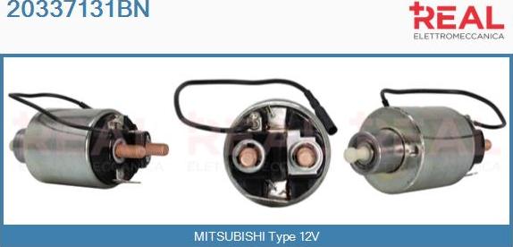 REAL 20337131BN - Solenoid, electromotor aaoparts.ro