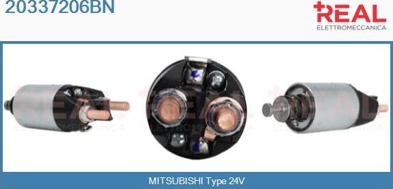 REAL 20337206BN - Solenoid, electromotor aaoparts.ro