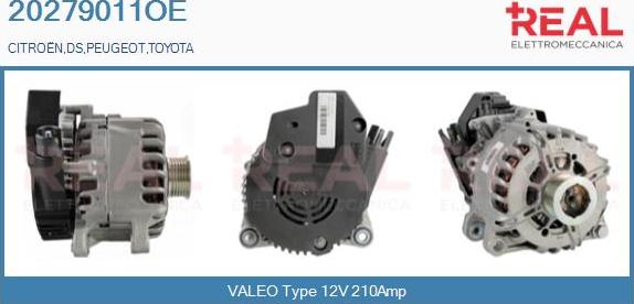 REAL 20279011OE - Generator start aaoparts.ro