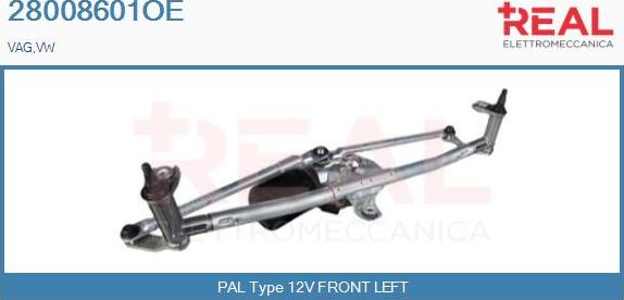 REAL 28008601OE - Sistem stergator parbriz aaoparts.ro