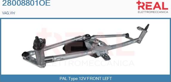 REAL 28008801OE - Sistem stergator parbriz aaoparts.ro