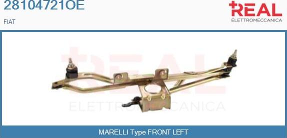 REAL 28104721OE - Legaturi stergator parbriz aaoparts.ro