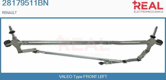 REAL 28179511BN - Legaturi stergator parbriz aaoparts.ro