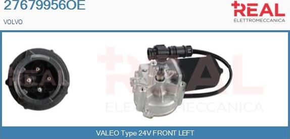 REAL 27679956OE - Motor stergator aaoparts.ro