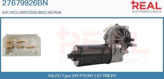 REAL 27679926BN - Motor stergator aaoparts.ro
