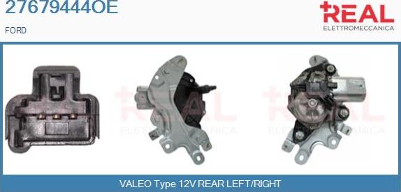 REAL 27679444OE - Motor stergator aaoparts.ro