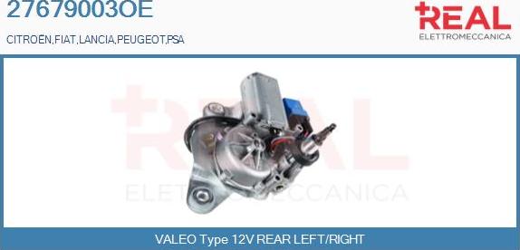 REAL 27679003OE - Motor stergator aaoparts.ro