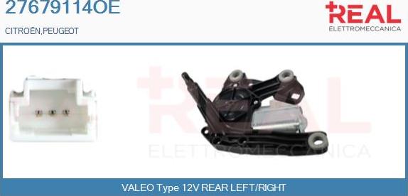 REAL 27679114OE - Motor stergator aaoparts.ro