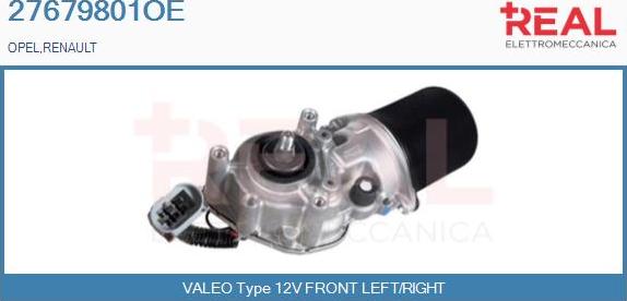 REAL 27679801OE - Motor stergator aaoparts.ro