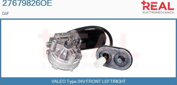 REAL 27679826OE - Motor stergator aaoparts.ro