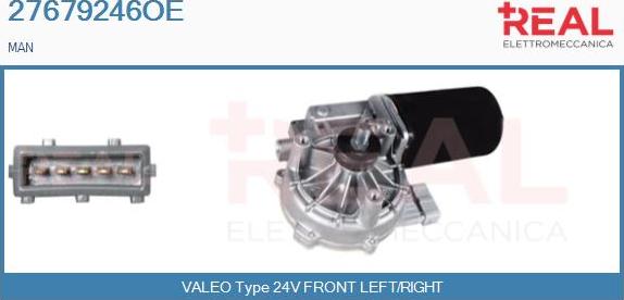 REAL 27679246OE - Motor stergator aaoparts.ro