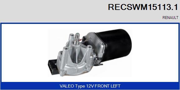 RECOFICIAL RECSWM15113.1 - Motor stergator aaoparts.ro