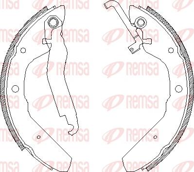 Remsa 4403.00 - Sabot frana aaoparts.ro