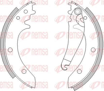 Remsa 4487.00 - Sabot frana aaoparts.ro