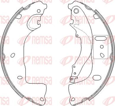 Remsa 4539.00 - Sabot frana aaoparts.ro