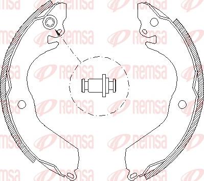 Remsa 4647.00 - Sabot frana aaoparts.ro