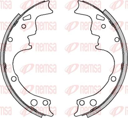 Remsa 4638.00 - Sabot frana aaoparts.ro