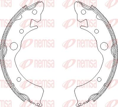Remsa 4096.00 - Sabot frana aaoparts.ro
