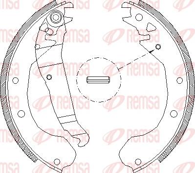 Remsa 4090.00 - Sabot frana aaoparts.ro