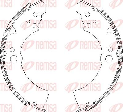 Remsa 4066.00 - Sabot frana aaoparts.ro