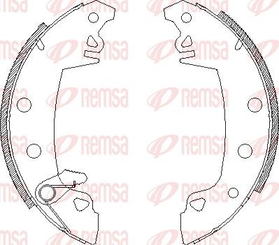 Remsa 4017.06 - Sabot frana aaoparts.ro