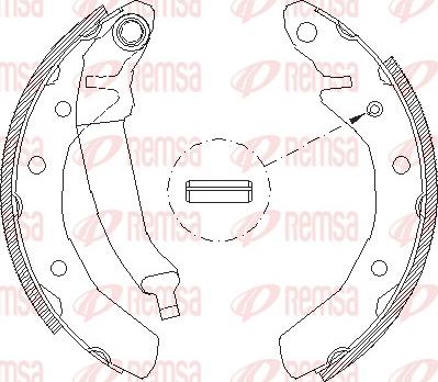 Remsa 4086.01 - Sabot frana aaoparts.ro
