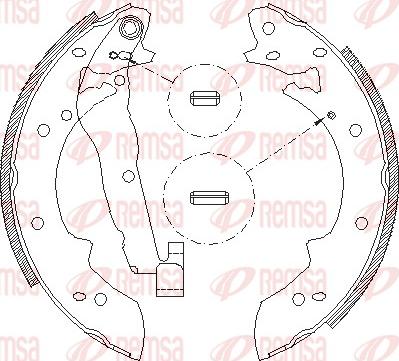 Remsa 4027.01 - Sabot frana aaoparts.ro