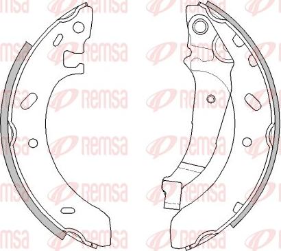 Remsa 4194.02 - Sabot frana aaoparts.ro