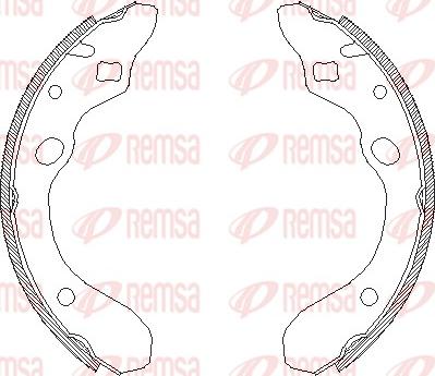 Remsa 4147.00 - Sabot frana aaoparts.ro