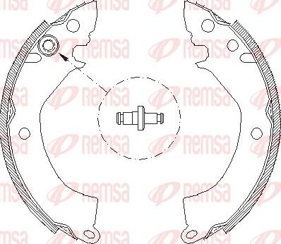 Remsa 4157.00 - Sabot frana aaoparts.ro