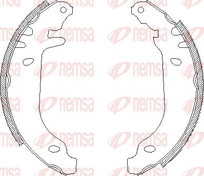 Remsa 4169.00 - Sabot frana aaoparts.ro