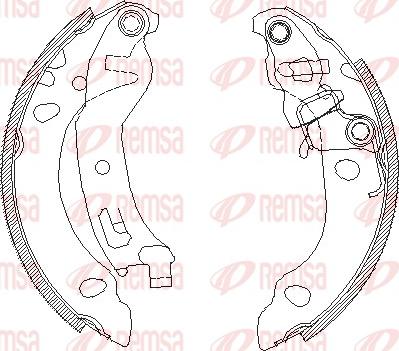 Remsa 4138.01 - Sabot frana aaoparts.ro