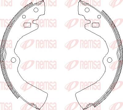 Remsa 4127.00 - Sabot frana aaoparts.ro