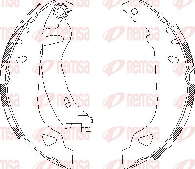 Remsa 4179.01 - Sabot frana aaoparts.ro