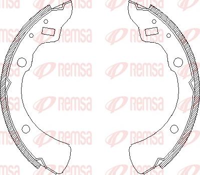 Remsa 4330.00 - Sabot frana aaoparts.ro