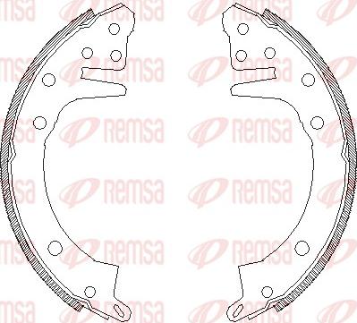 Remsa 4326.00 - Sabot frana aaoparts.ro